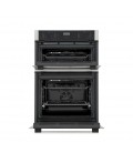 NEFF U1ACE2HN0B Electric CircoTherm Double Oven Oven - BLACK/STEEL - A Energy Rated