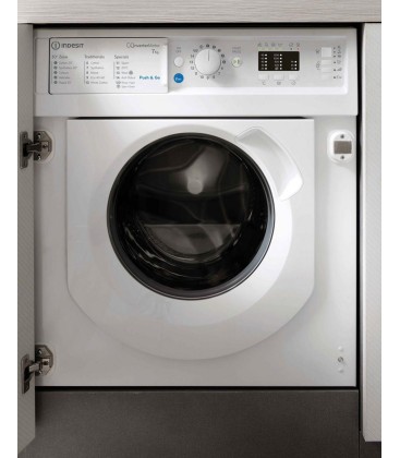 INDESIT IWDE126 Integrated Washer Dryer