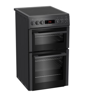 Blomberg HKS900N 50cm Double Oven Electric Cooker with Ceramic Hob - Anthracite