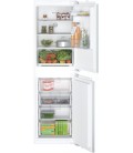 Series 2, Built-in fridge-freezer with freezer at bottom, 177.2 x 54.1 cm, flat hinge
