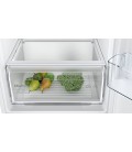 Series 2, Built-in fridge-freezer with freezer at bottom, 177.2 x 54.1 cm, sliding hinge