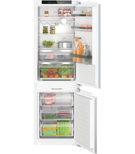 Series 6, Built-in fridge-freezer with freezer at bottom, 177.2 x 55.8 cm, soft close flat hinge